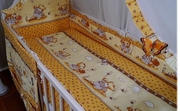 Комплекты постельного белья в кровать новорожденного из 8 едениц